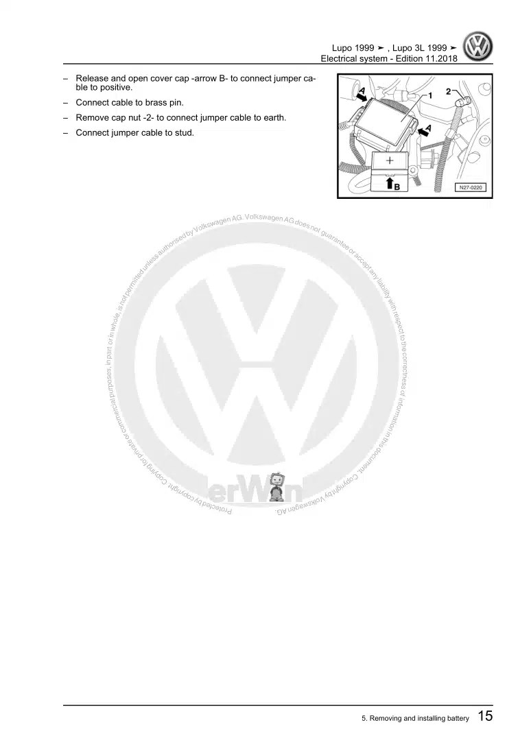 Manual Electrical System Lupo 3l Clonck