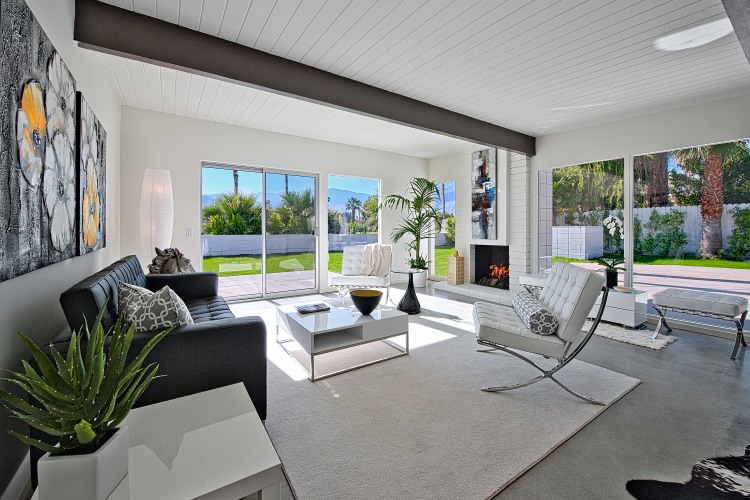 Little Beverly Hills Palm Springs Mid Century Butterfly Home HomeAdore