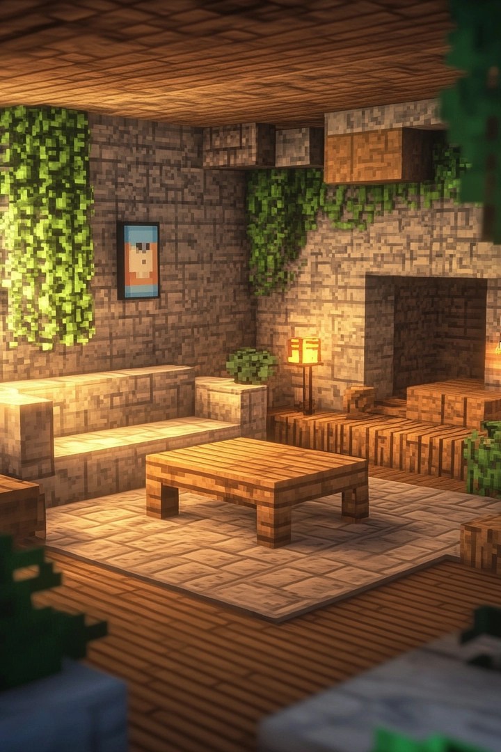 Minecraft Living Room Ideas