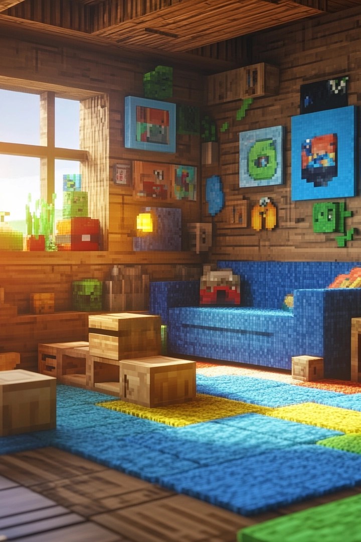 Minecraft Living Room Ideas