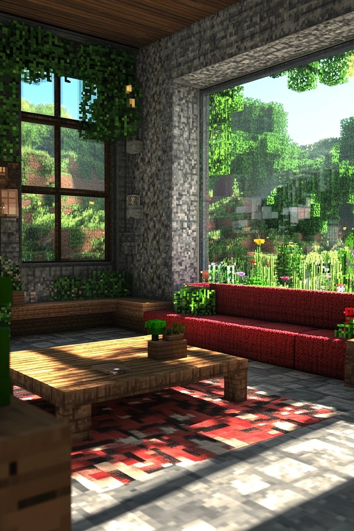 Minecraft Living Room Ideas