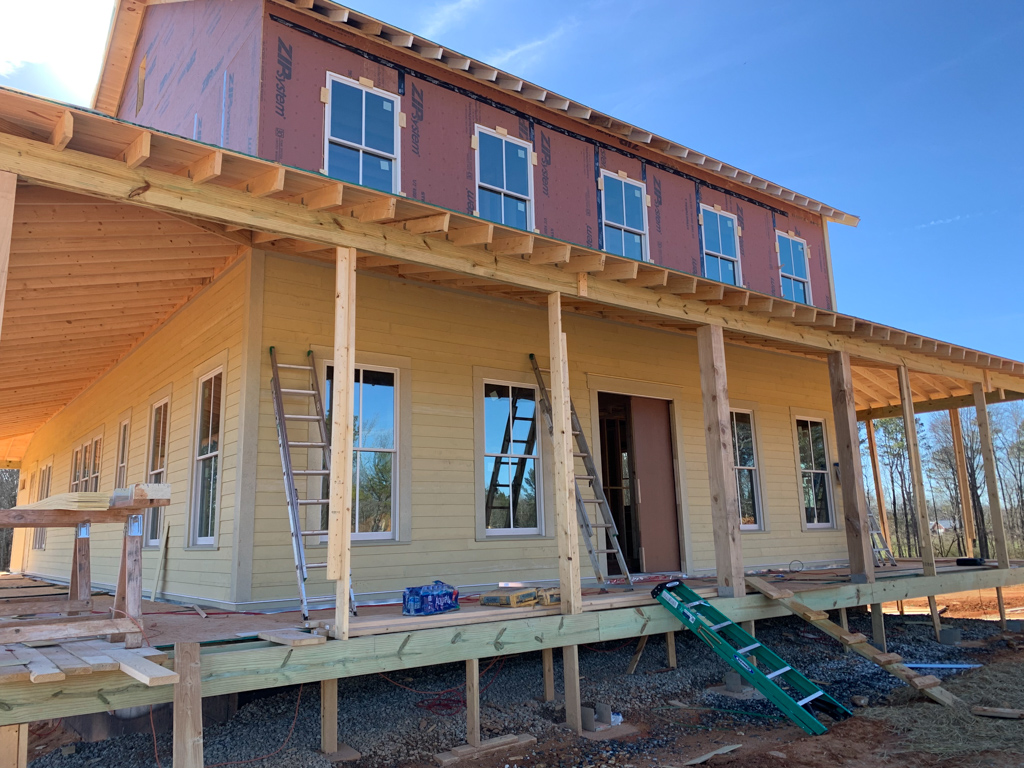 Farmhouse Exterior Siding and Trim Home and Hallow