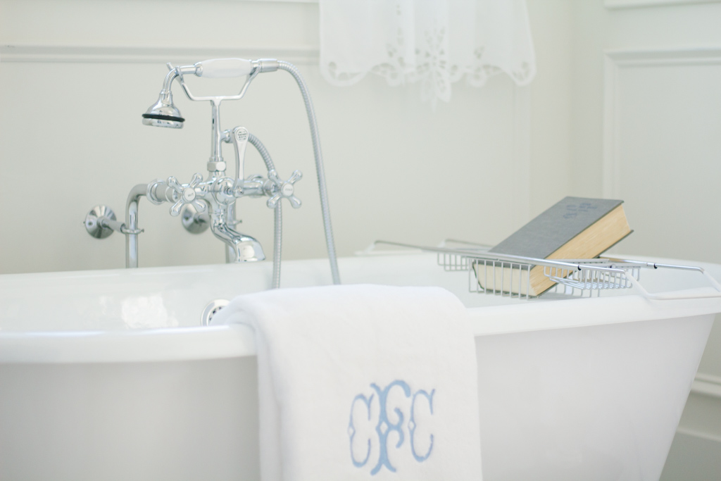 The Vintage Clawfoot Tub A Peek Into Our Master Bathroom Home and Hallow
