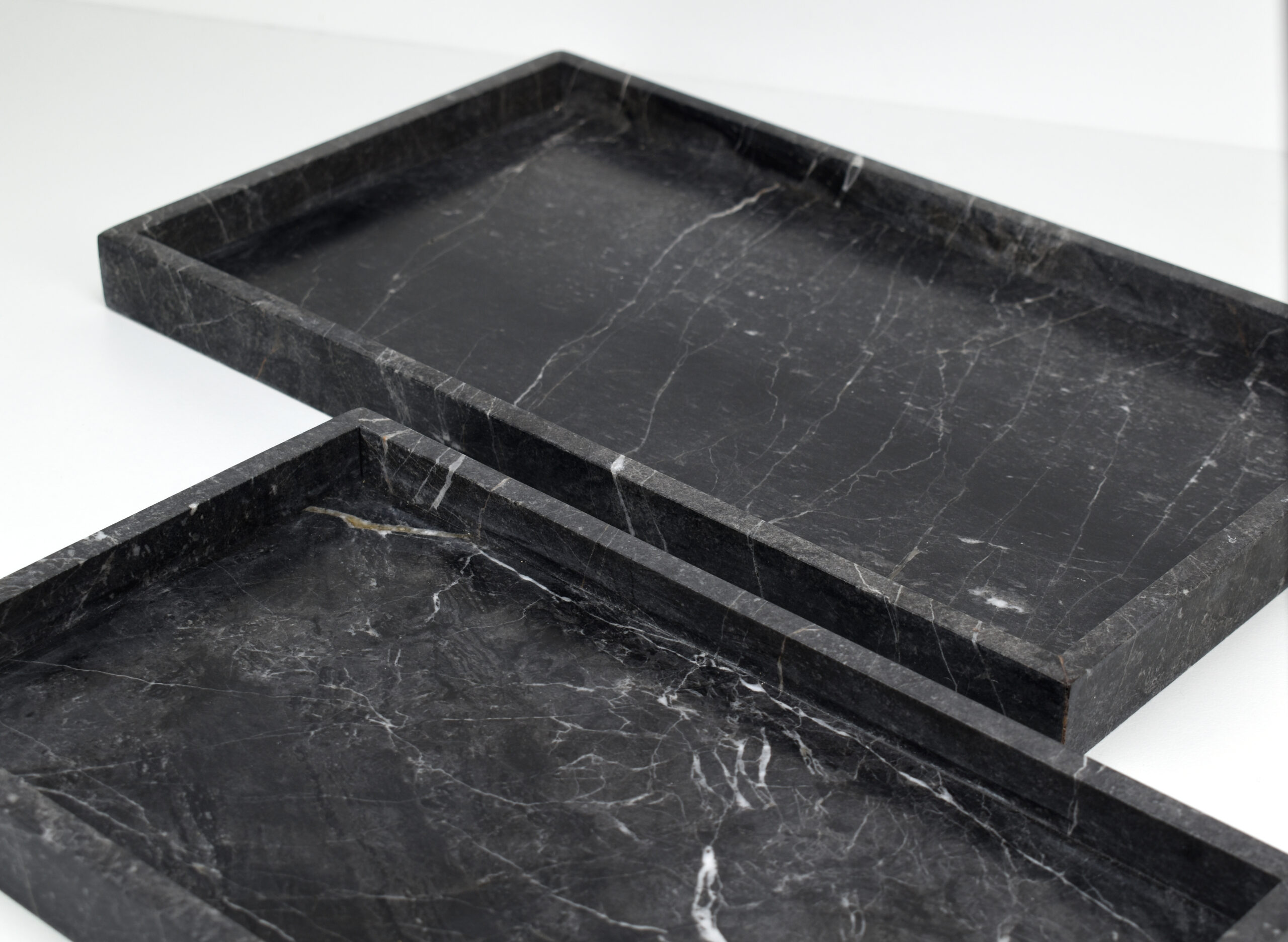 Black Marble Decorative Tray (Large) Home & Objects