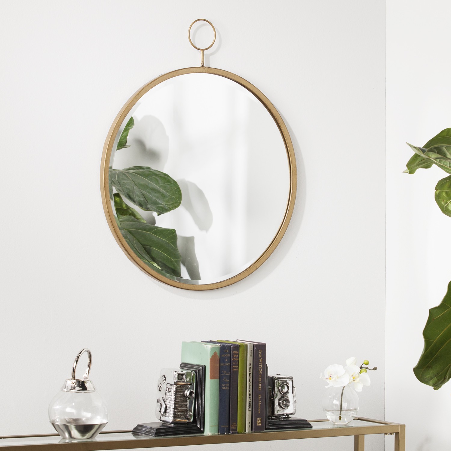 Lorena Decorative Wall Mirror Antique Bronze