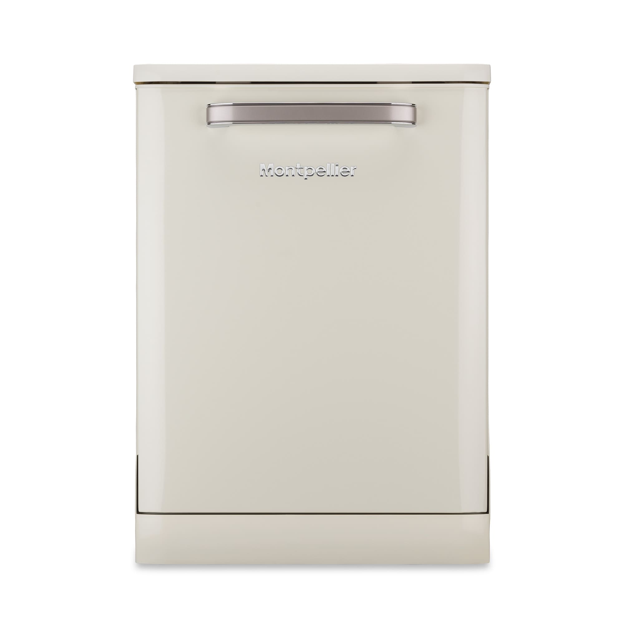 Montpellier MAB1353C 60cm Retro Dishwasher in Cream Home Appliances