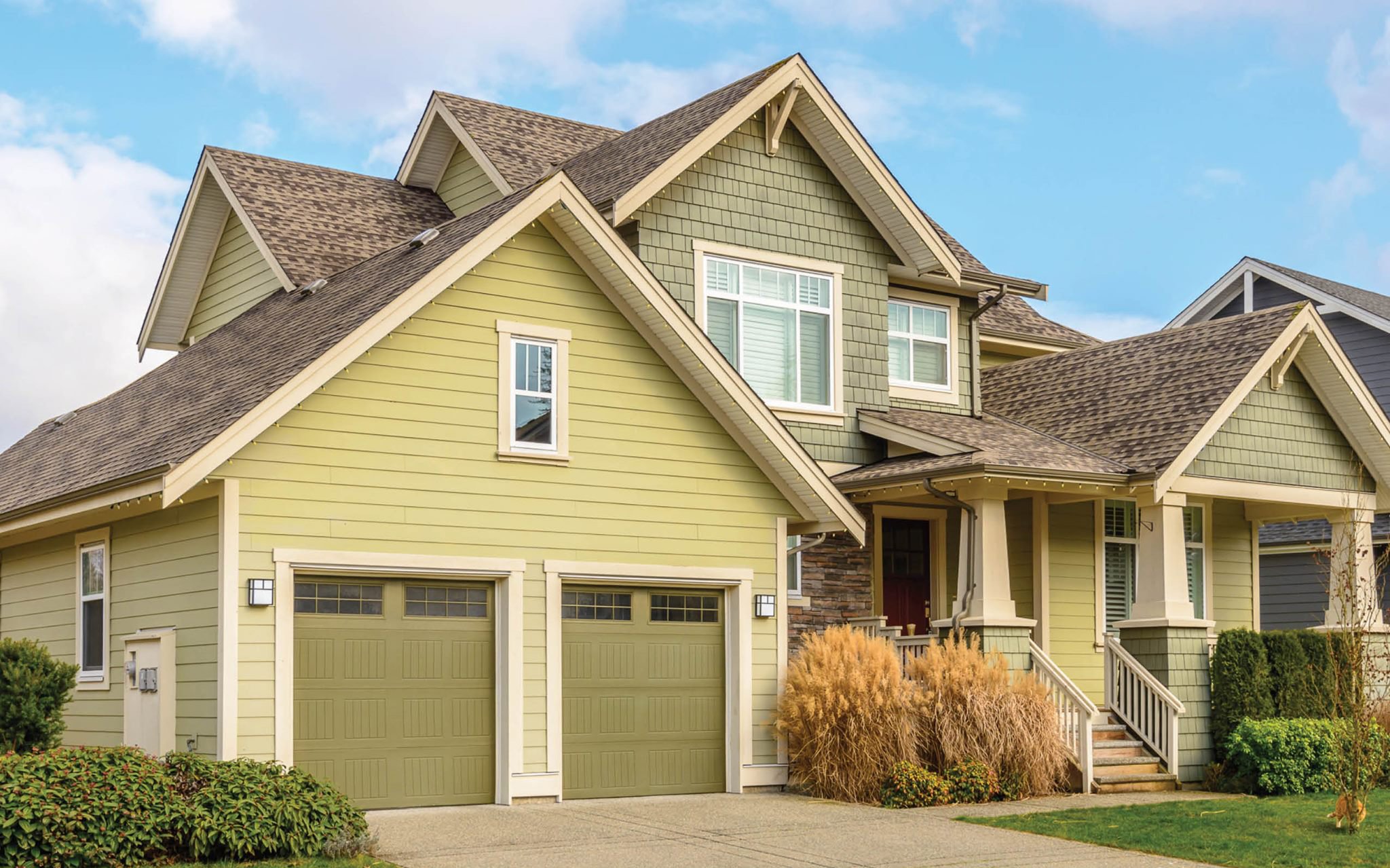 Hallmark Homes Indianapolis Modified Bradford Craftsman Exterior