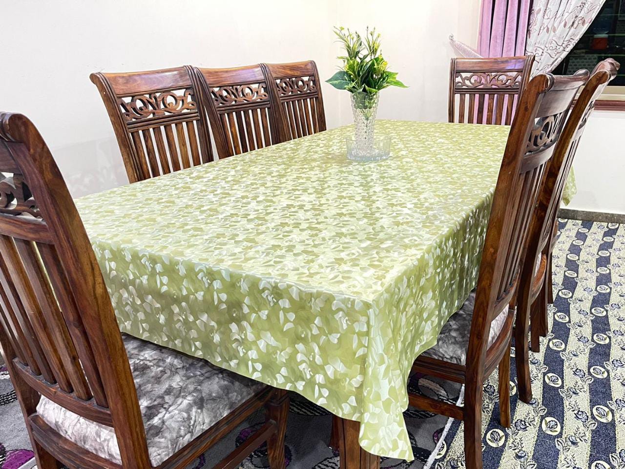 Dining Table Cover for 6 Seater Rectangle (60 x 90) Inches Dining Table