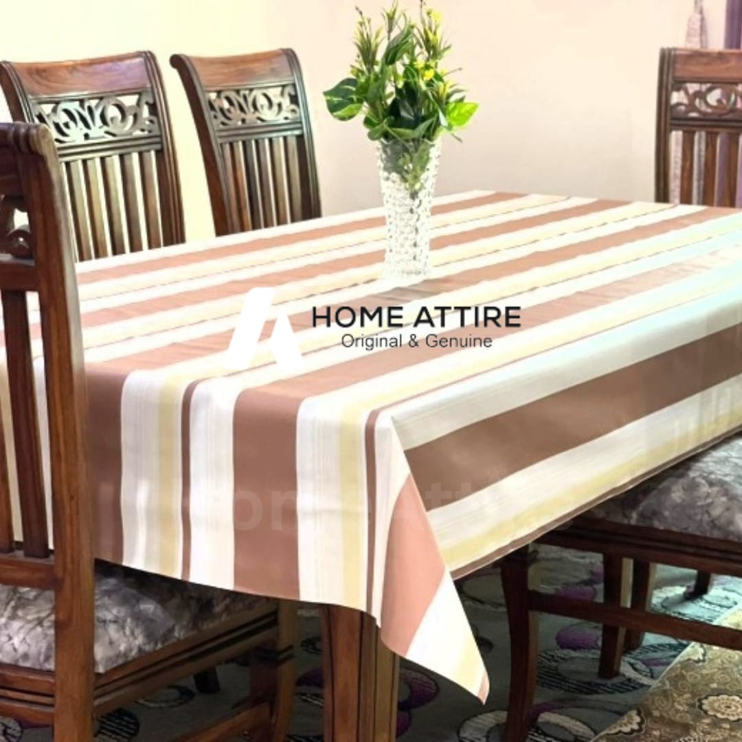 Fancy Dining Table Cover Sheet Plastic for 4 Seater 6 Seater 8 Seater 10 Seater & 12 Seater