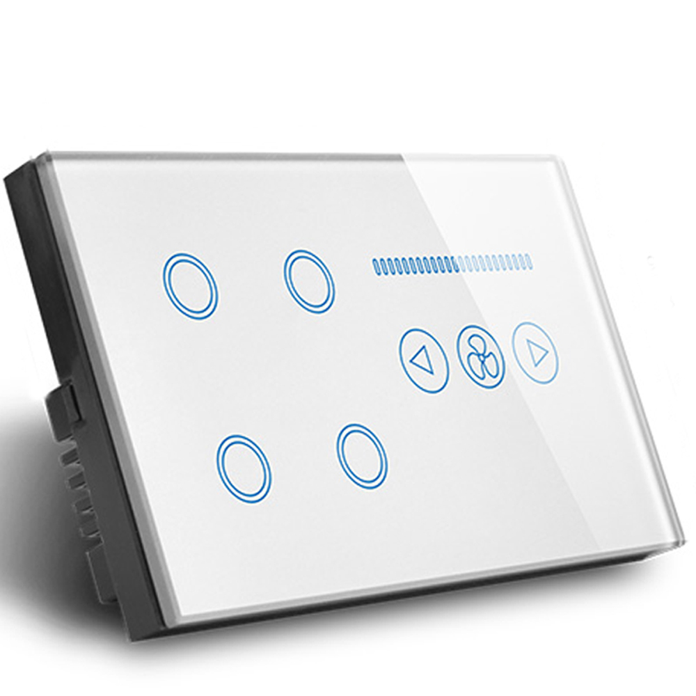 Smart Life 4 Gang + Fan Dimmer Home Automation Pakistan