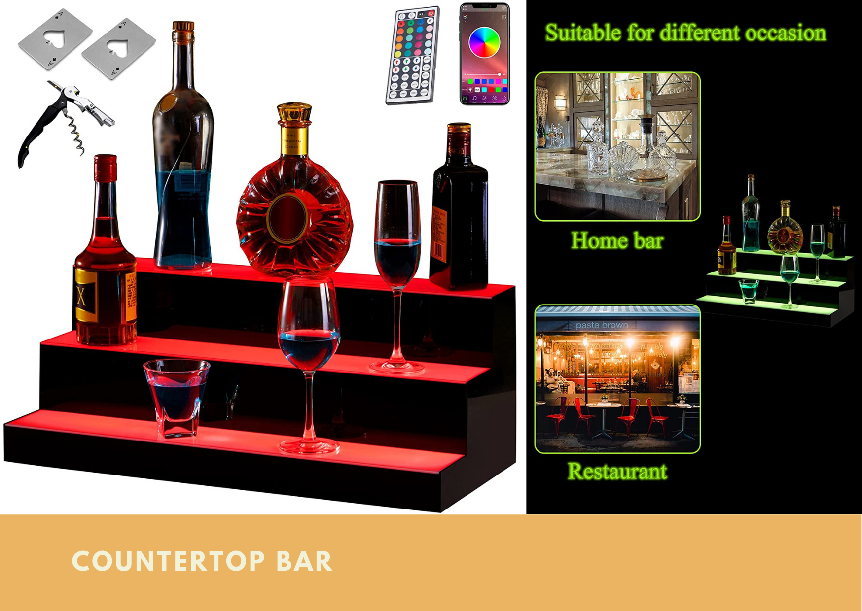 Countertop Bar Home Bar Kit