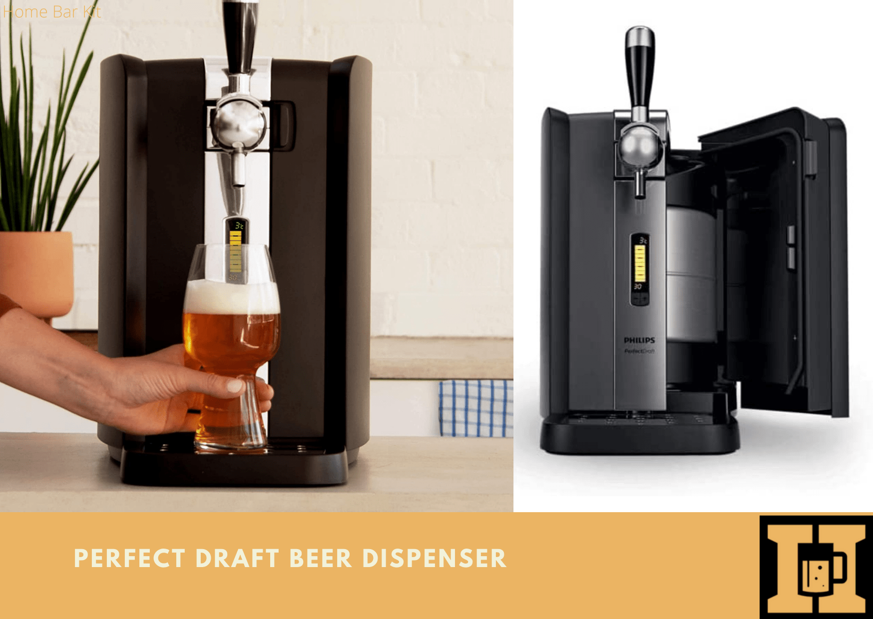 Perfect Draft Beer Dispenser Home Bar Kit