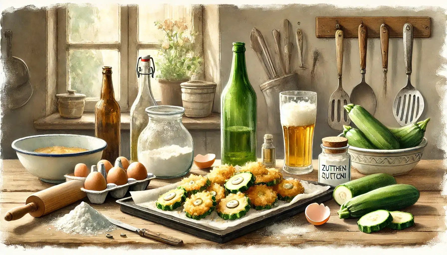 How to Make Beer Batter Zucchini