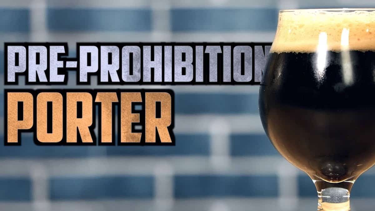How To Brew PreProhibition Porter [Full Recipe] Homebrew Academy
