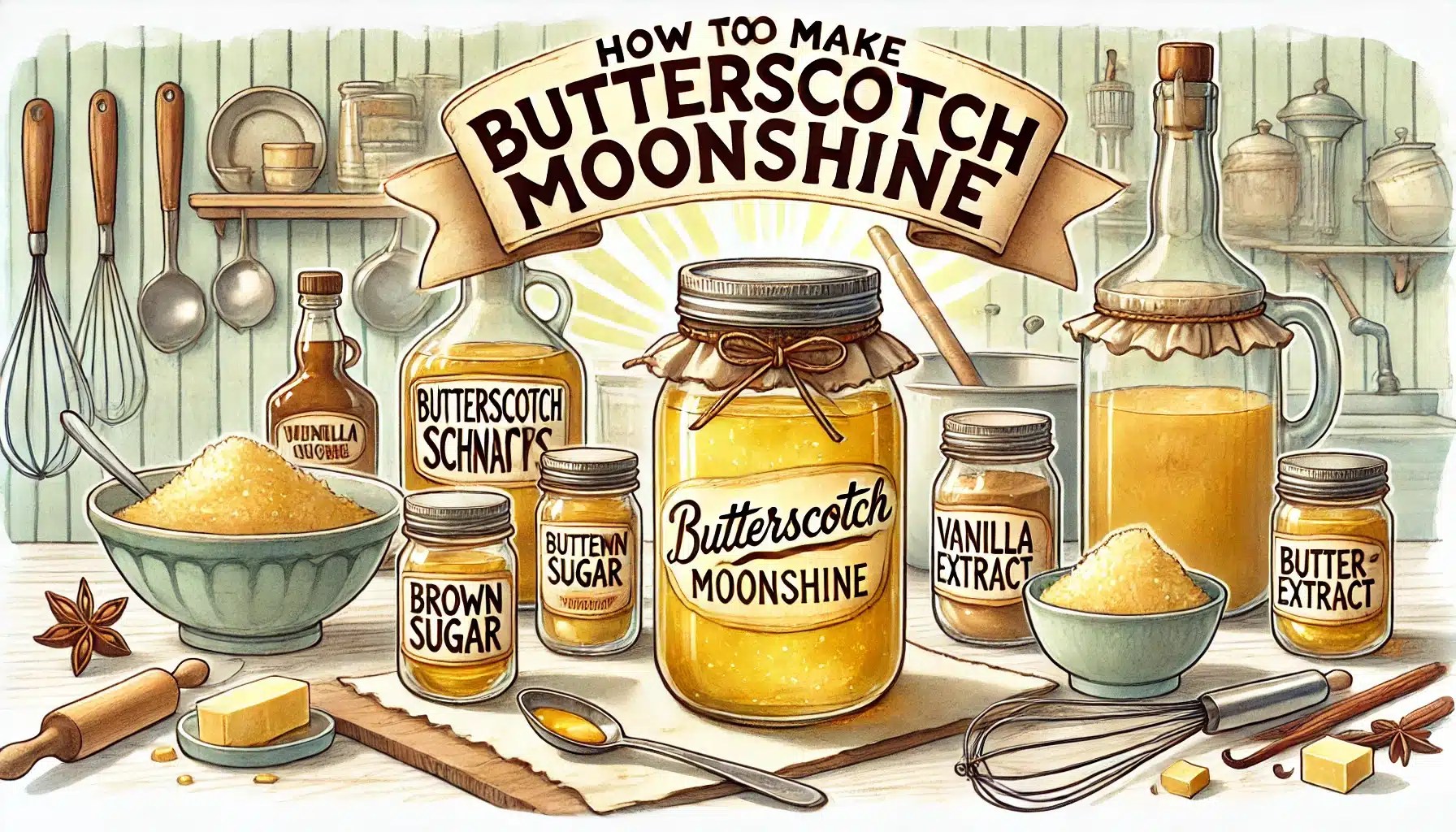 How to Make Butterscotch Moonshine