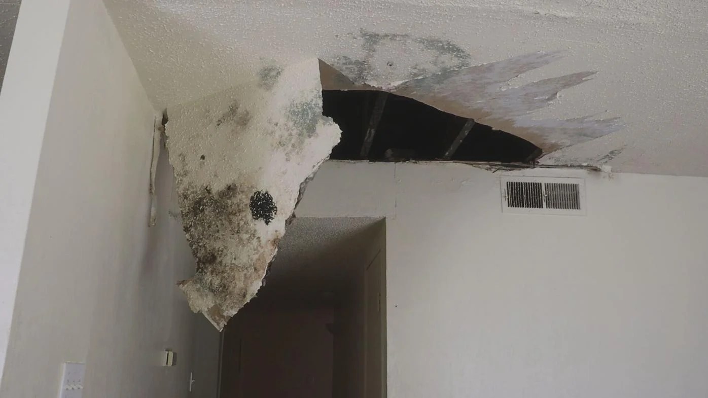Dealing with the aftermath What to do when Your Ceiling Caved In Water Damage Strikes