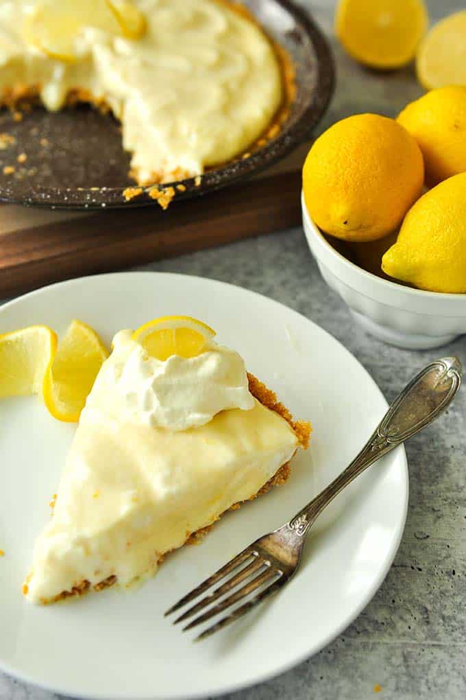 Lemon Freeze Recipe 9inch pie Home Cooked Harvest