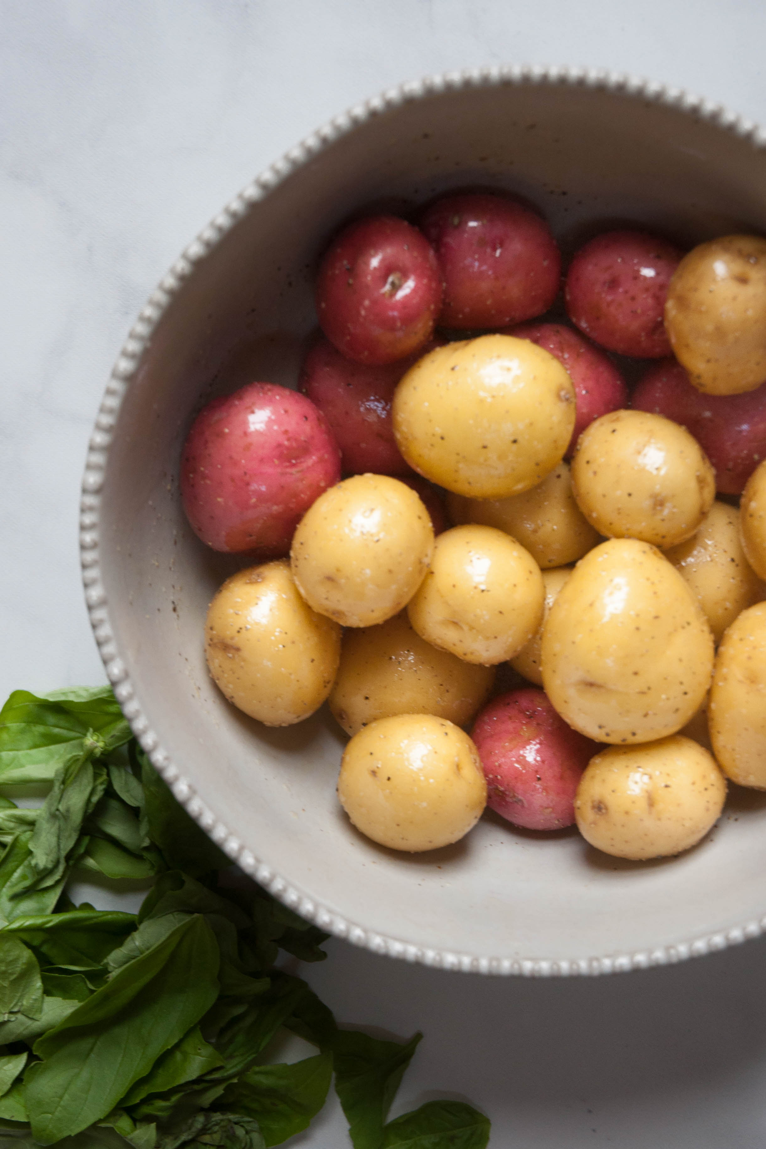 Crispy Parmesan Smashed Potatoes