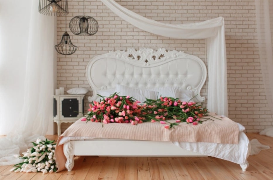 5 Amazing Flower Bed Decoration For Wedding Night Home Creatives