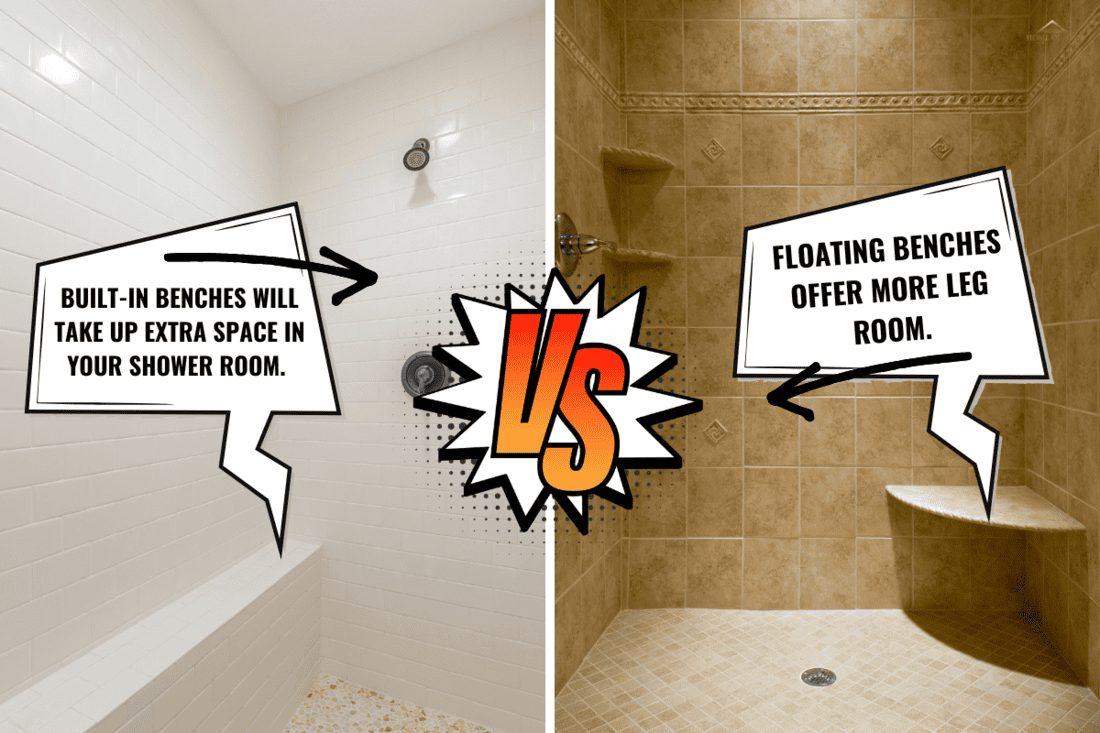 BuiltIn Vs. Floating Shower Bench Pros And Cons