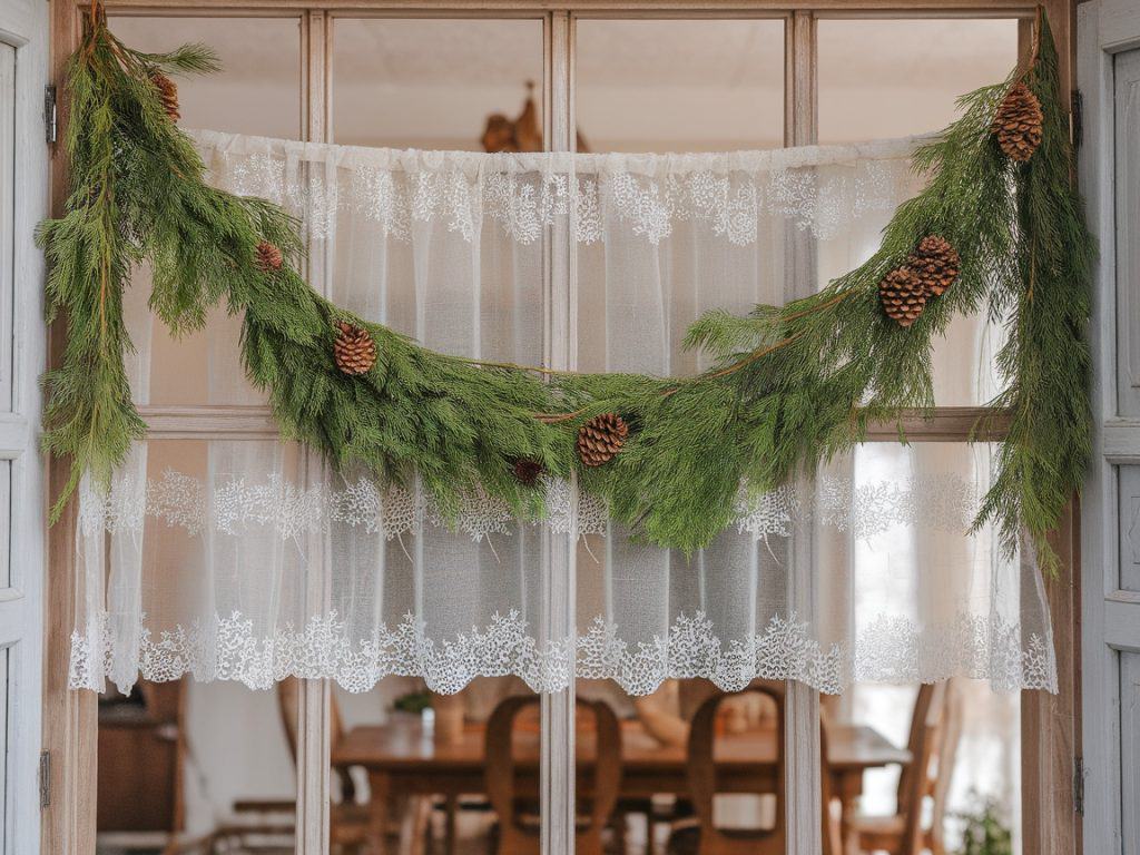 15 Christmas Window Treatment Ideas That Frame Winter