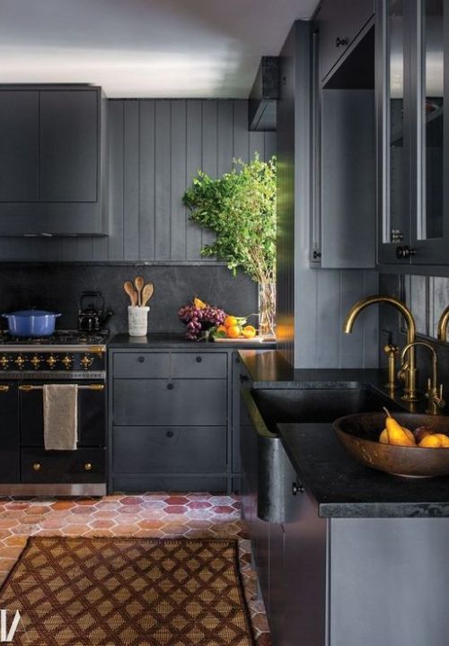 25 Beautiful Color Schemes for Kitchens with Dark Home Decoriez
