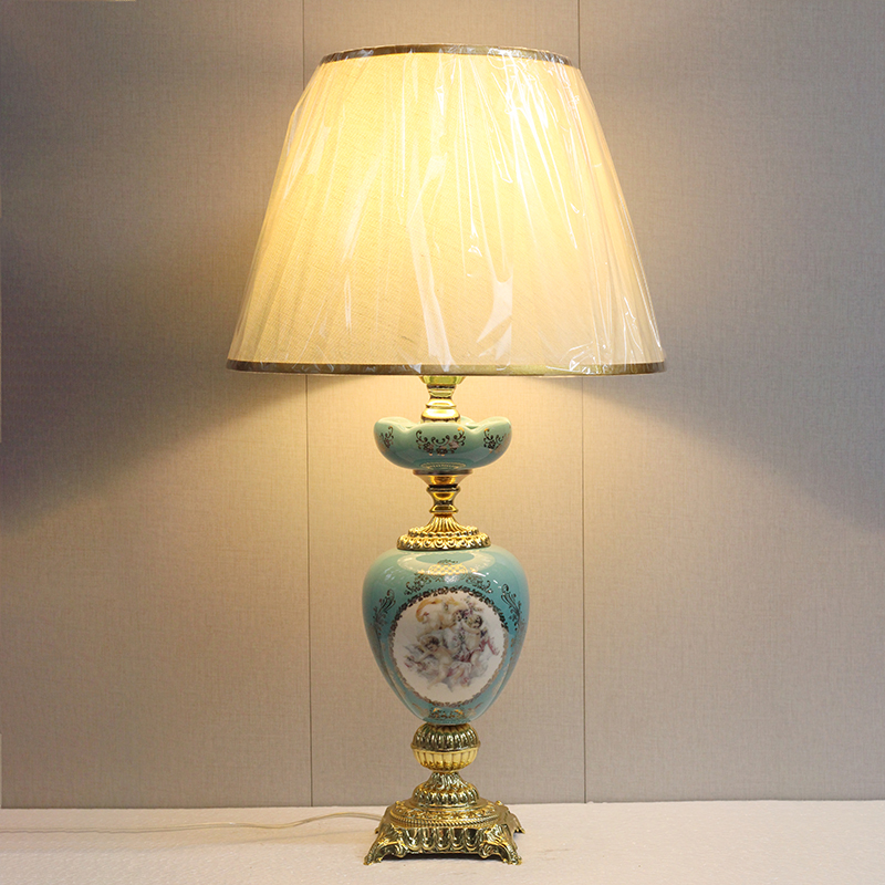 Ceramic Persian Medium Table Lamps (pair) Lamps In Pakistan Lampify