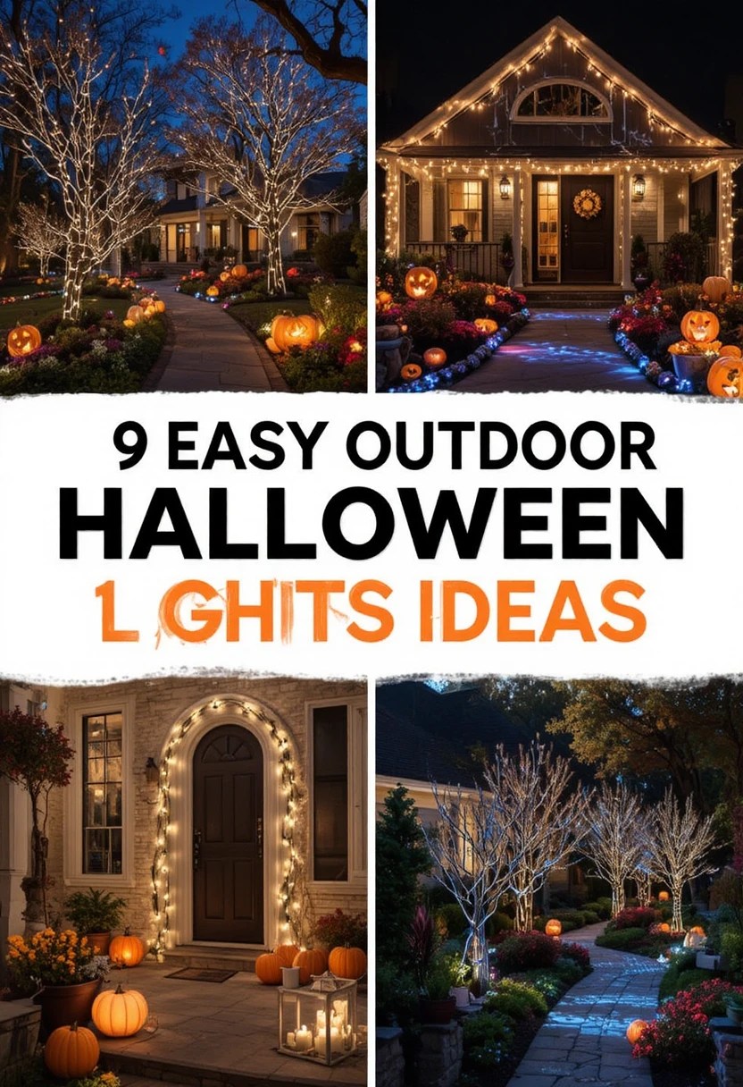 9 Easy Outdoor Halloween Lights Ideas Home Decor Pattern Ideas Design