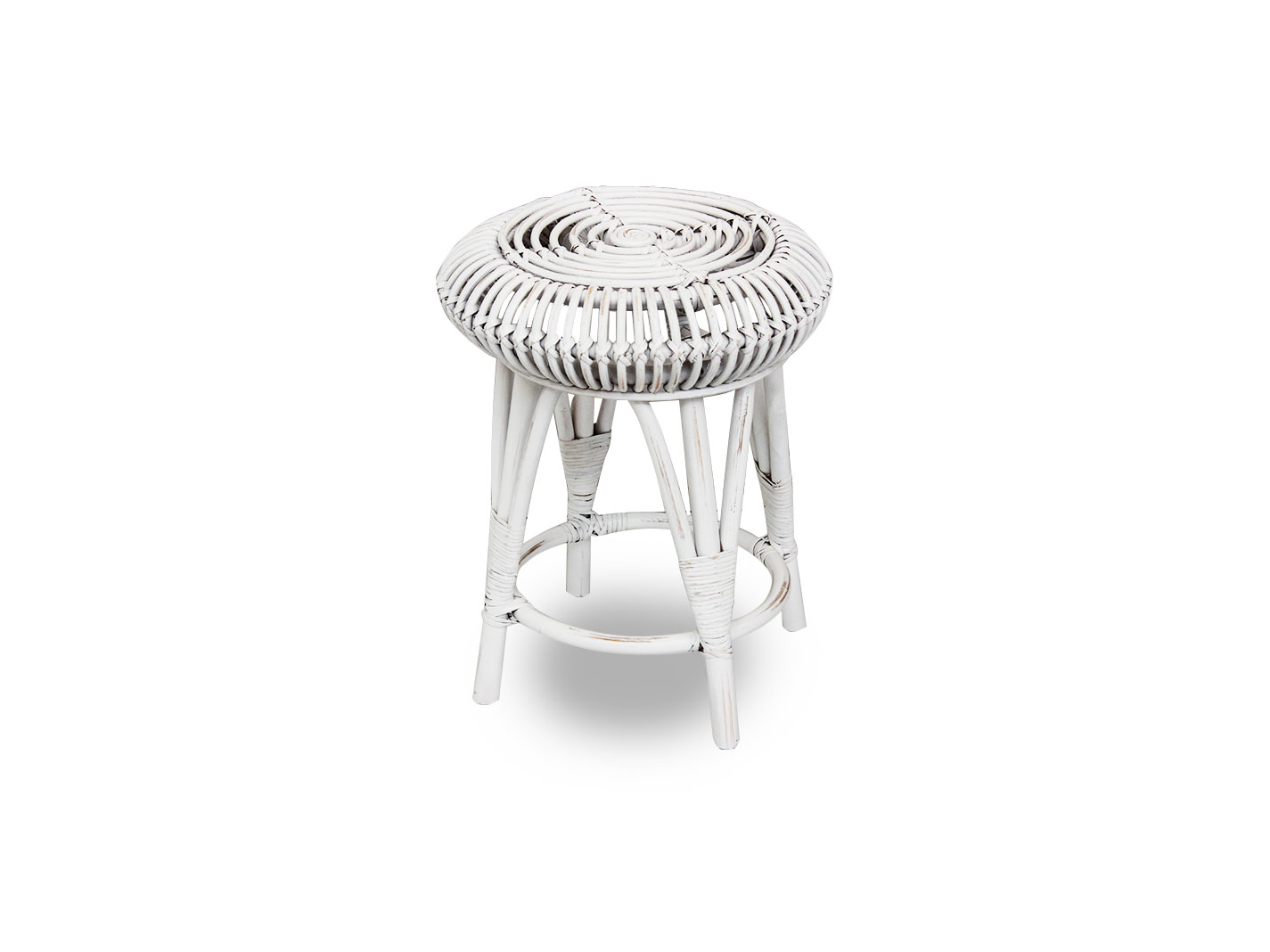 MULTAN RATTAN STOOL WHITE WASH Home Depot Clearance Centre