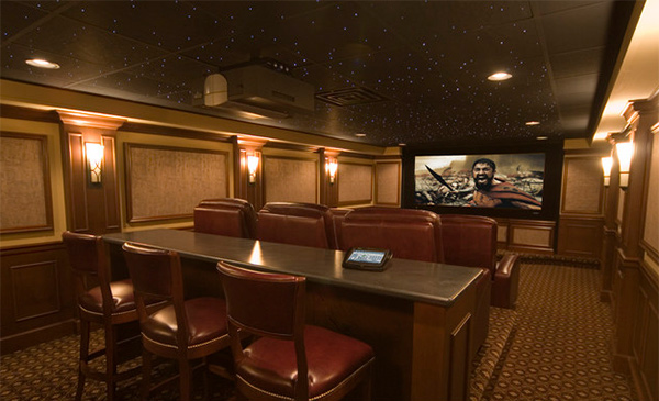 15 Interesting Media Rooms and Theaters With Bars Home Design Lover
