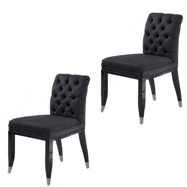 20 Glamorous Examples of Black Living Room Chairs Home Design Lover