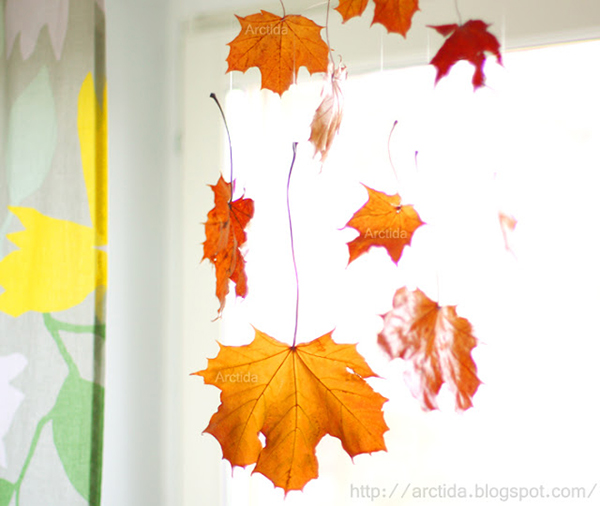 20 DIY Ideas for Decorating With Fall Leaves Home Design
