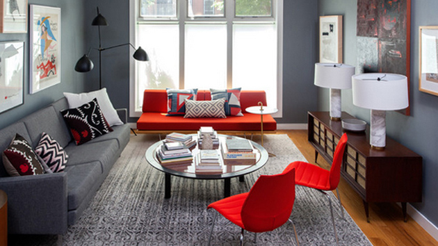 22 Beautiful Red Sofas in the Living Room Home Design Lover