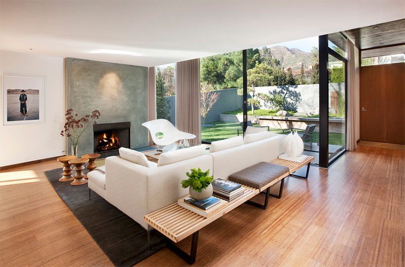 20 Concrete Fireplace Designs Highlighted in WellDesigned Living Rooms