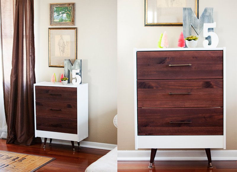 21 DIY Hacks to Upgrade the Look of an IKEA Rast Dresser