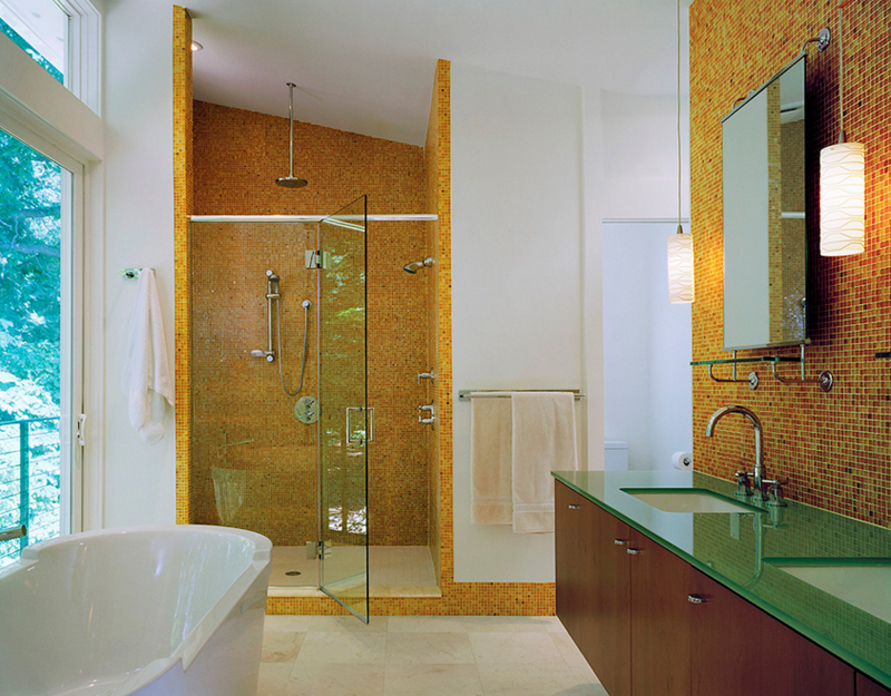 20 Contemporary Bathrooms with Vaulted Ceiling Home Design Lover