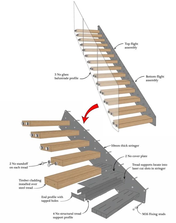 Floating Stairs How to Design a Cantilevered Staircase Home Design