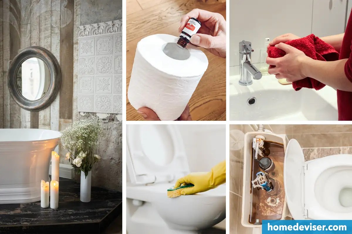 21 Genius Hacks to Make Your Bathroom Smell Good All the Time Home