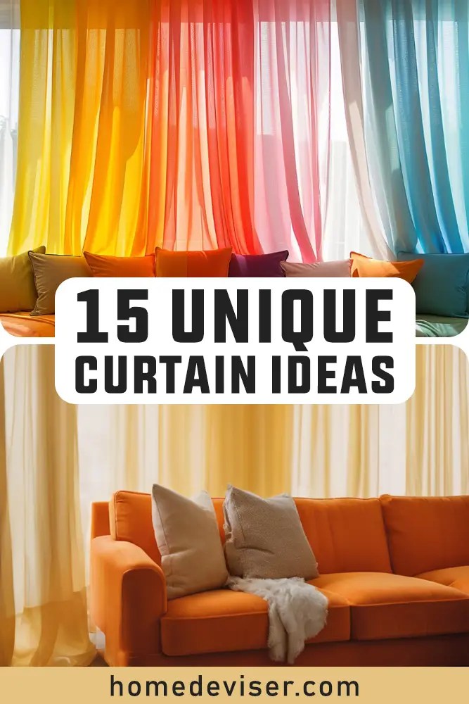 15 Unique Curtain Ideas for a Stylish Home Home Deviser