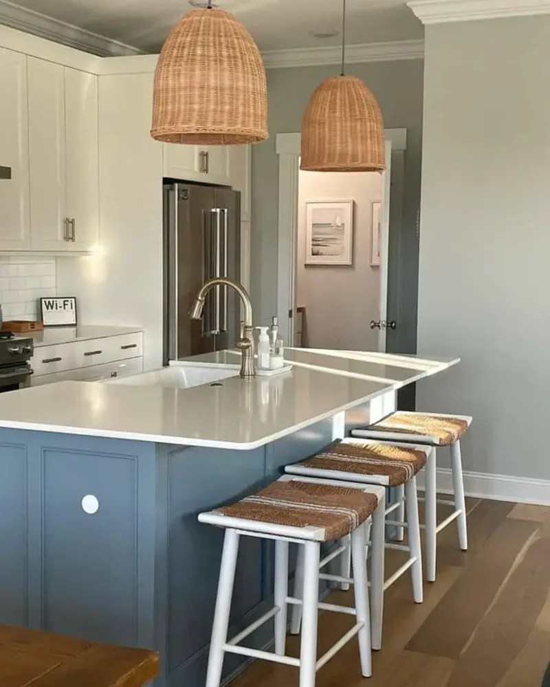 33 EyeCatching Blue Kitchen Island Ideas Home Deviser