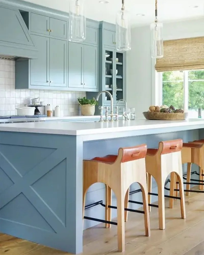33 EyeCatching Blue Kitchen Island Ideas Home Deviser