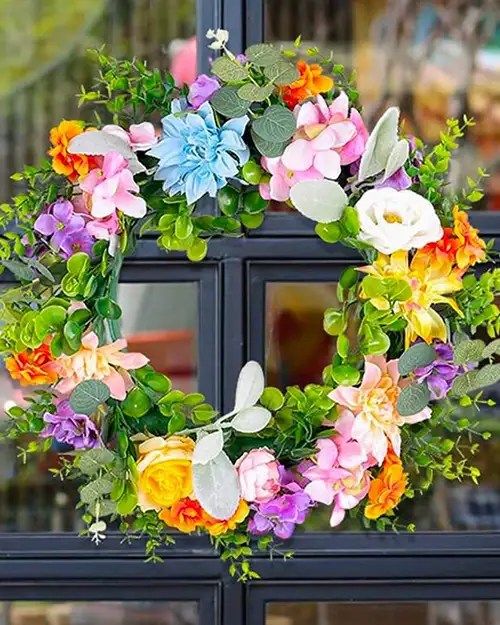 51 Stunning Spring Wreaths for Front Door Ideas You Need Home Deviser