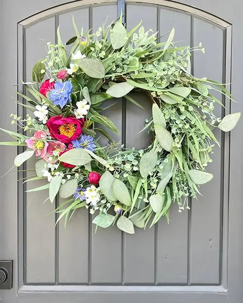 51 Stunning Spring Wreaths for Front Door Ideas You Need Home Deviser