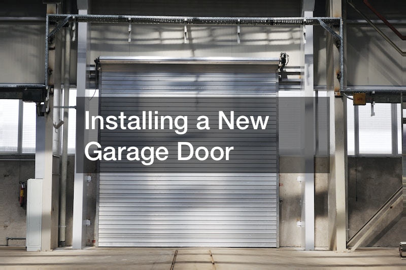 Installing a New Garage Door Home Efficiency Tips