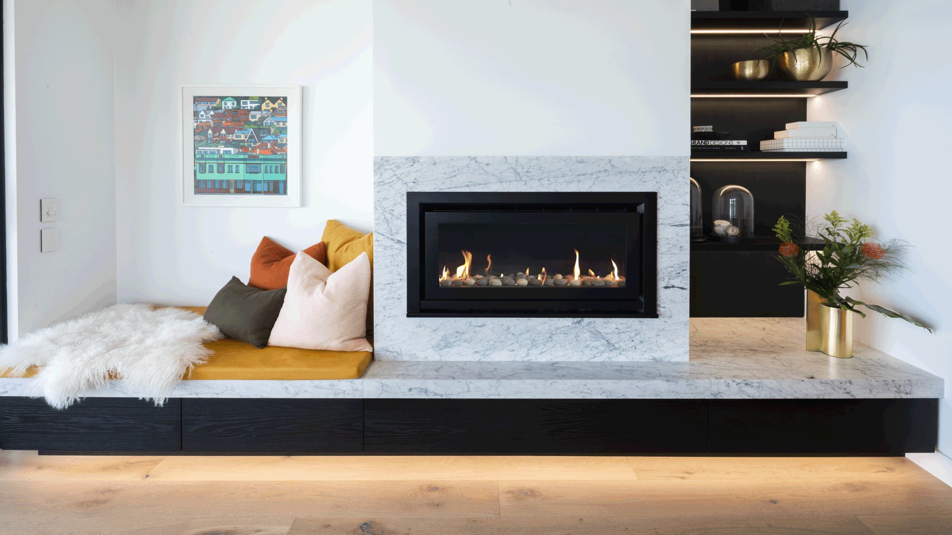 Escea DL1100 Gas Fireplace Home Fires