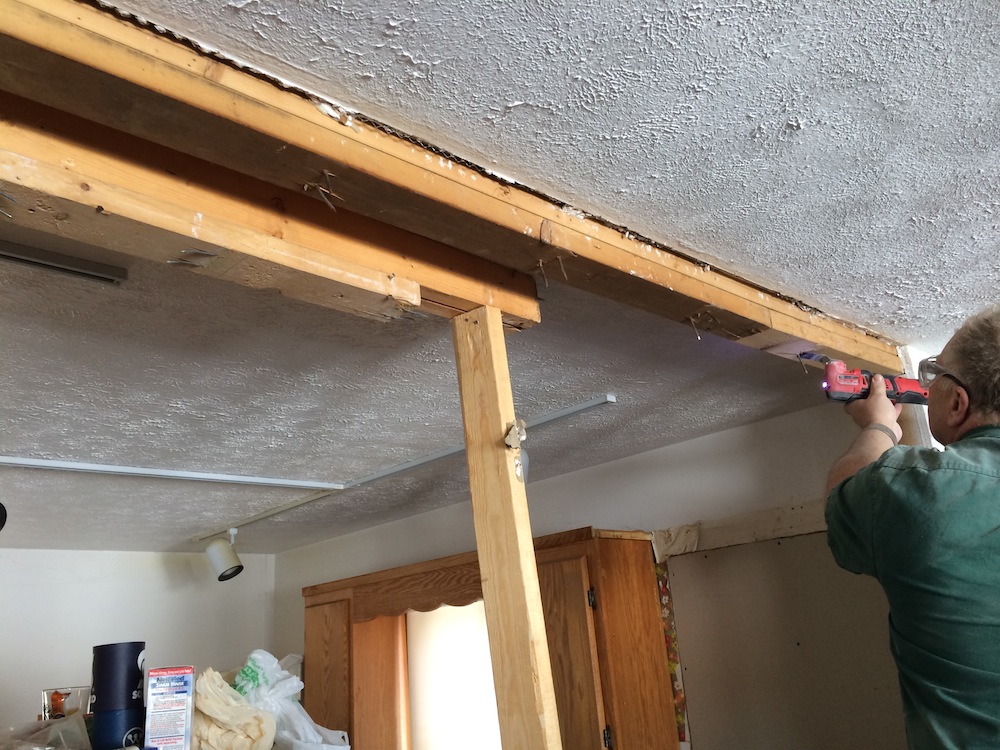 How To Put Up A Header Beam The Best Picture Of Beam