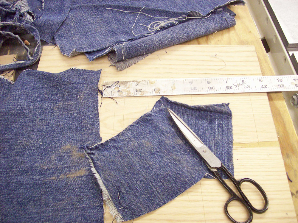 Upcycled Blue Jeans Denim Micarta Bracelet HowTo