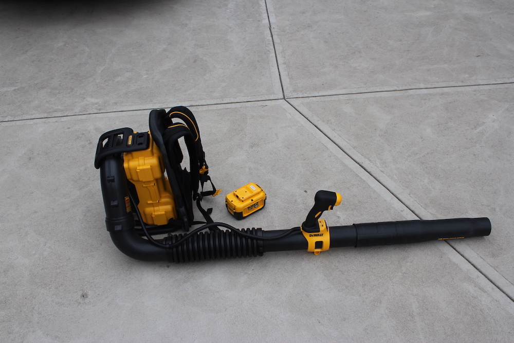 DeWalt DCBL590X2 Cordless Backpack Blower Pro Class, No Gas Home
