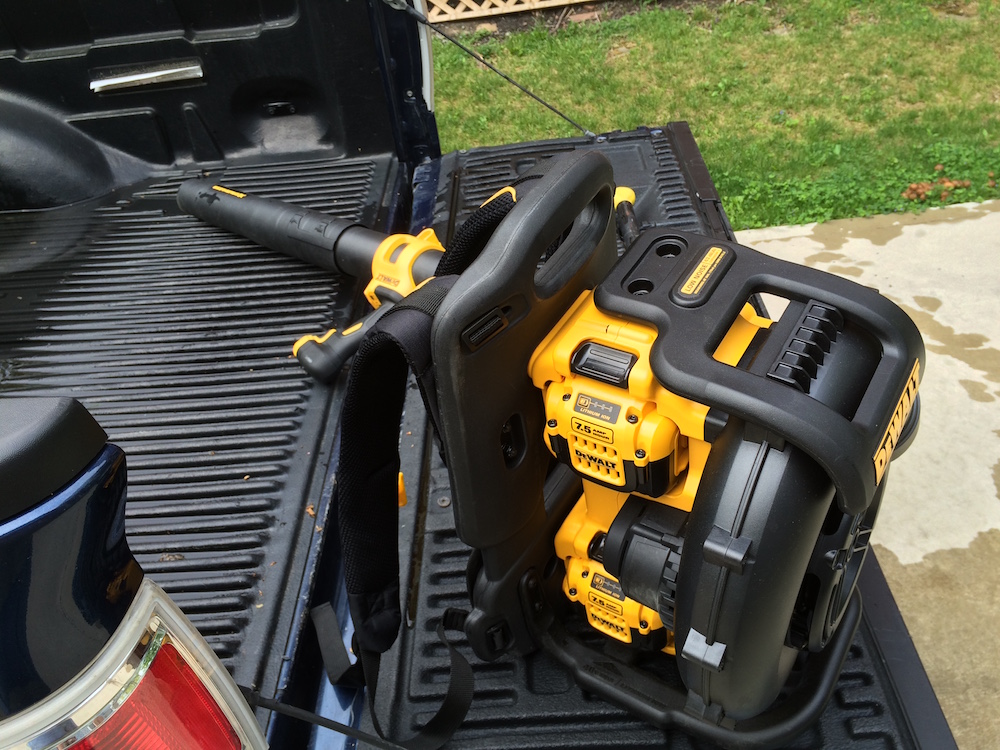DeWalt DCBL590X2 Cordless Backpack Blower Pro Class, No Gas Home