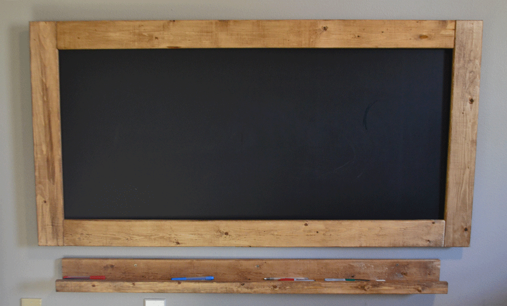 DIY Wood Chalkboard Free Easy Step by Step Plans!